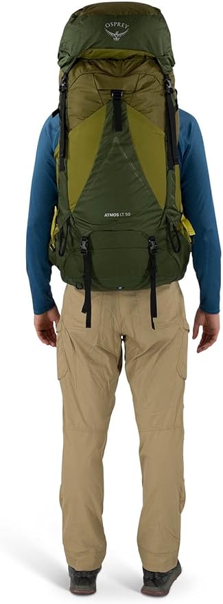 Osprey Atmos AG LT 50L Men's Backpacking Backpack, Scenic Valley/Green - Image 10