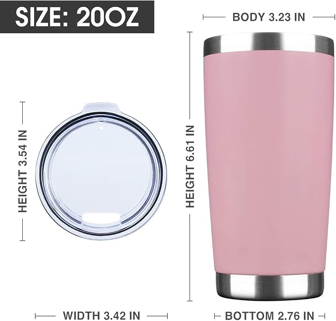 20oz Tumbler Bulk Stainless Steel Vacuum Insulated Tumblers - Image 2