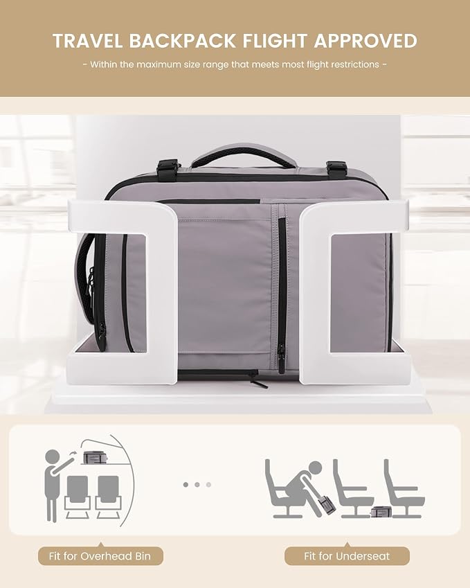 LOVEVOOK Travel Backpack for Women & Men, 40L Large Carry On Backpack Airline - Image 5
