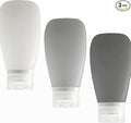 Travel Bottles for Toiletries, TSA Approved 3oz Leak Proof Silicone Refillable by Lyob