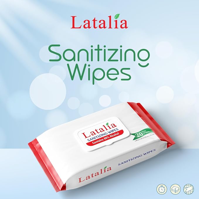 Hand Wipes | 80% Alcohol Hand Sanitizer Wipes - Image 2