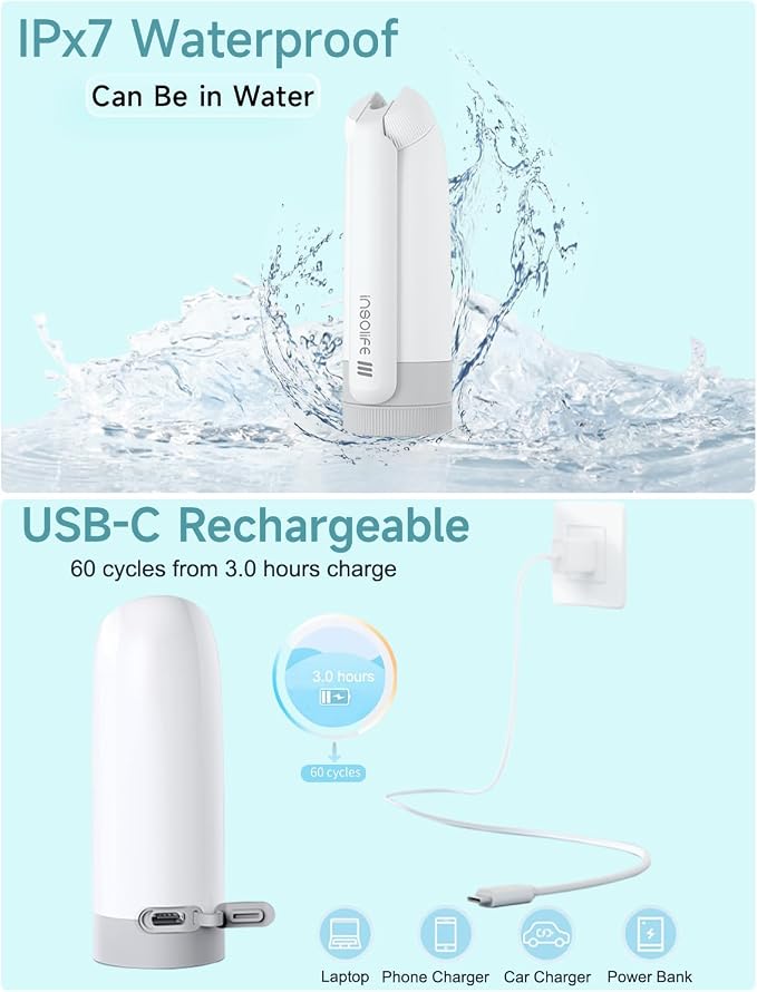 Portable Bidet | High Pressure Travel Bidet | Rechargeable Electric Portable - Image 6