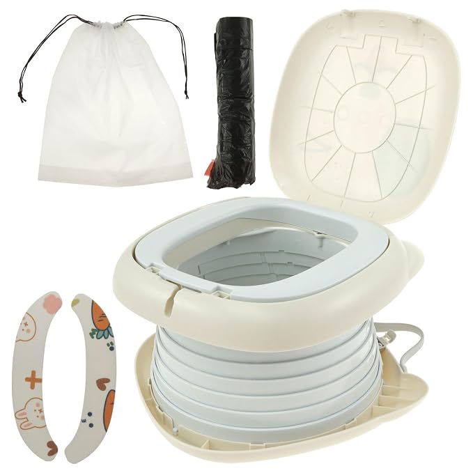 Travel Potty Seat for Toddler Portable Potty for Toddler Travel Portable Toilet by GLMFAN