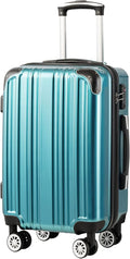 Coolife Luggage Expandable Suitcase PC+ABS Spinner 20in 24in 28in Carry on) by COOLIFE