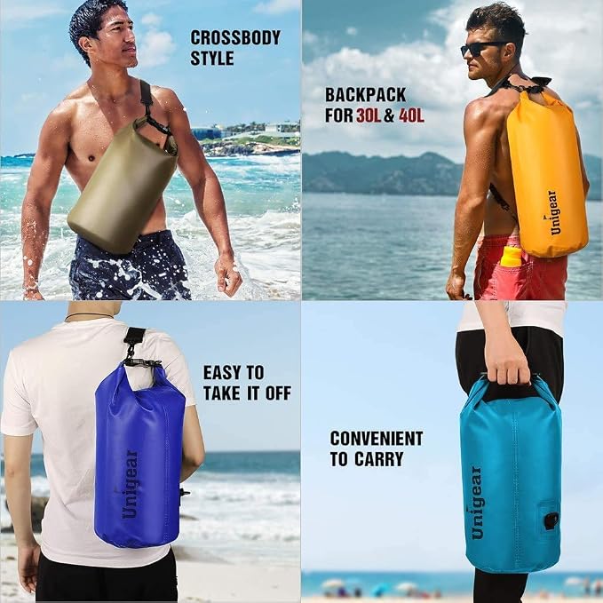 Unigear Dry Bag Waterproof, 2L/5L/10L/20L/30L/40L Floating and Lightweight Bags - Image 5