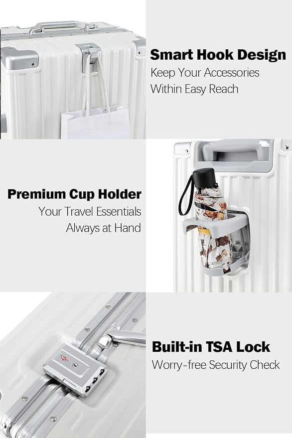 HotWay 26 Inch Aluminum Frame Luggage - Image 4