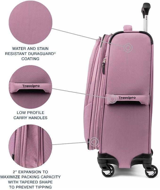 Travelpro Maxlite 5 Softside Expandable Carry-On Luggage - Image 3