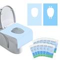 100 Packs Tear-Free Toilet Seat Covers Disposable by Krijuess