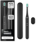 Aquasonic Icon ADA-Accepted Rechargeable Toothbrush | Magnetic Holder & Slim by AquaSonic