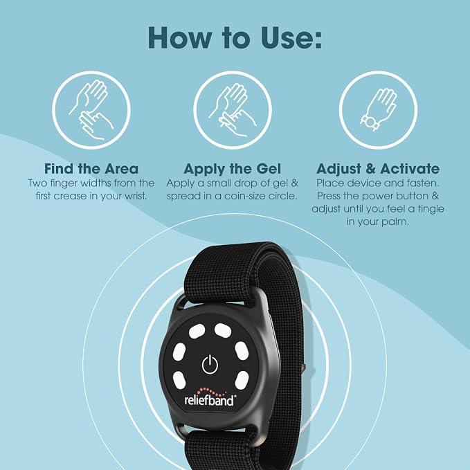 Reliefband New Sport Anti-Nausea Wristband | Waterproof | Nausea & Vomiting - Image 5