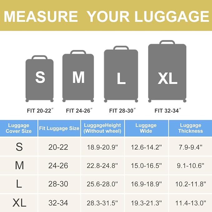 ANNA QUEEN Panda Family Luggage Cover, Cute Panda Design Suitcase Protector - Image 5