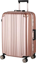 LEGEND WALKER Durable Aluminum Frame Hardside Luggage, Rose Gold, 5122-62-RGD by LEGENDWALKER