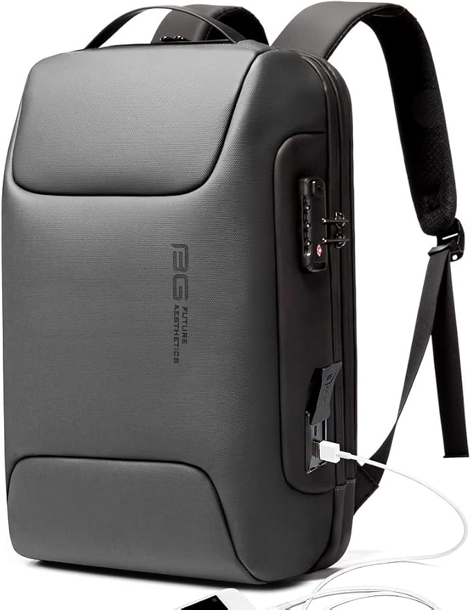 BANGE Anti Theft Backpack，Smart Business Laptop Fits 15.6 Inch Notebook by BANGE
