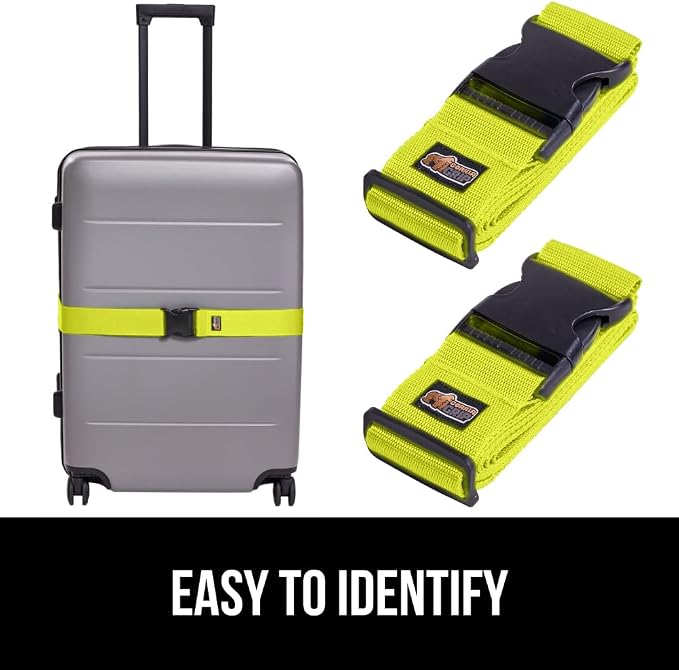 GORILLA GRIP Heavy Duty Adjustable Luggage Straps - Image 4