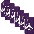 6 Pack Silicone Luggage Tag for Suitcases by MODENGKONGJIAN