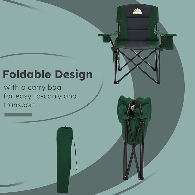 Oversized Folding Camping Chairs - Image 8
