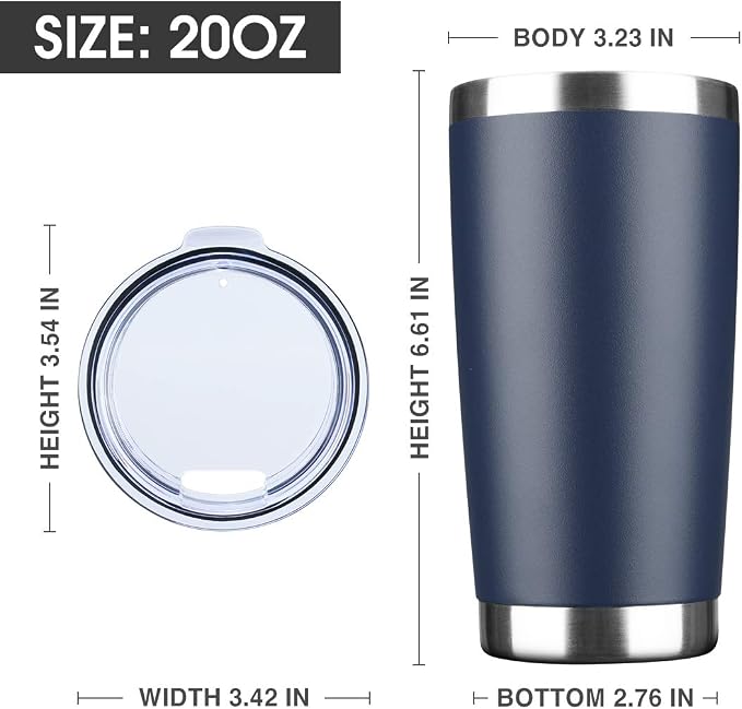 20oz Tumbler Bulk Stainless Steel Vacuum Insulated Tumblers - Image 3