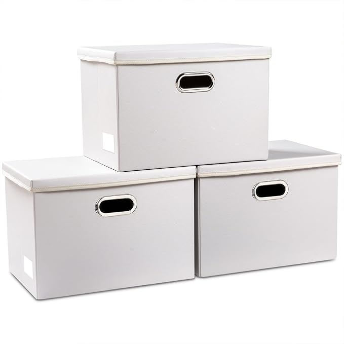 PRANDOM Large Stackable Storage Bins by Prandom