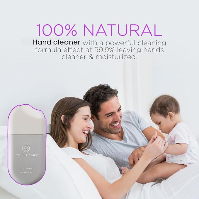 POCKET CARE | 3 Pack Peppermint Hand Cleanser Moisturizing Spray 1.5 Fl OZ- - Image 9