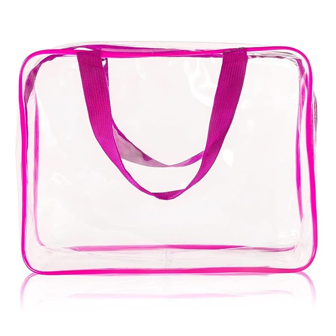 4Pcs Crystal Clear PVC Travel Toiletry Bag Kit - Image 7
