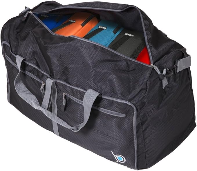 Bago Foldable Duffel Bags for Traveling Women & Men - 60L Medium Packable - Image 11