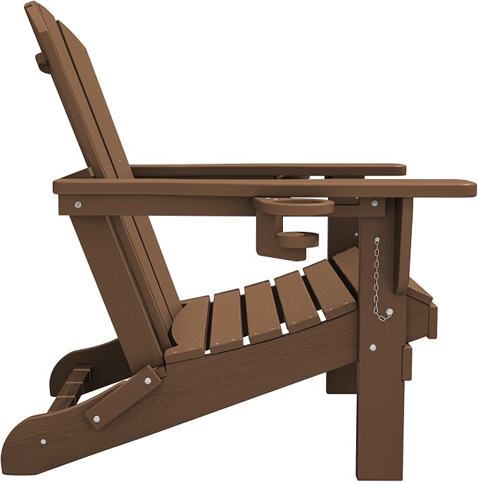 SERWALL Adirondack Chair with Cup Holders - Image 11