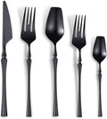 20-Piece Matte Black Silverware Set by Lemeya