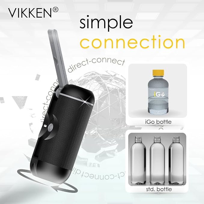 VIKKEN® 250ml iGo X Portable Travel Bidet USB-Type C Rechargeable Electric - Image 3