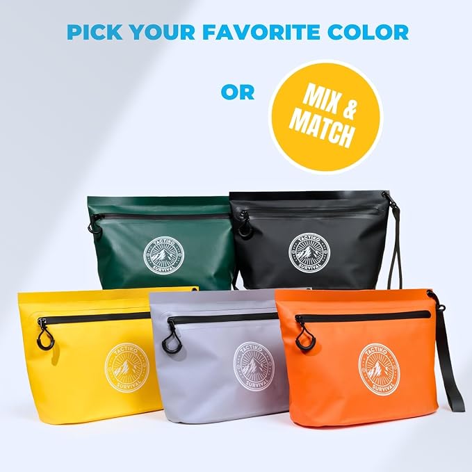 Tactiko Heavy-Duty Splash Water Resistant Zipper Pouches - Image 9