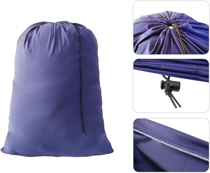 Extra Large Laundry Bag Blue 30"x40" Dirty Clothes Organizer - Image 5