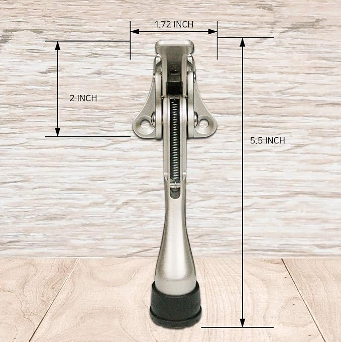 Door Stopper, One-Touch semi-Automatic Metal Door Stopper, - Image 6