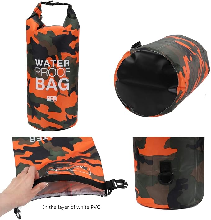 Waterproof Dry Bag 2L/5L/10L/15L/20L/30L, Roll Top Sack Keeps Gear Dry - Image 5