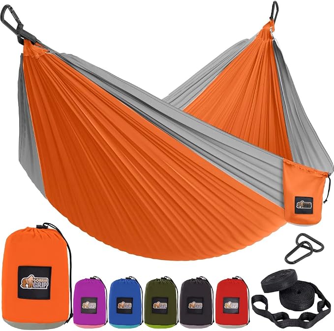 GORILLA GRIP Durable Portable Camping Hammock, Holds 500lbs by GorillaGrip