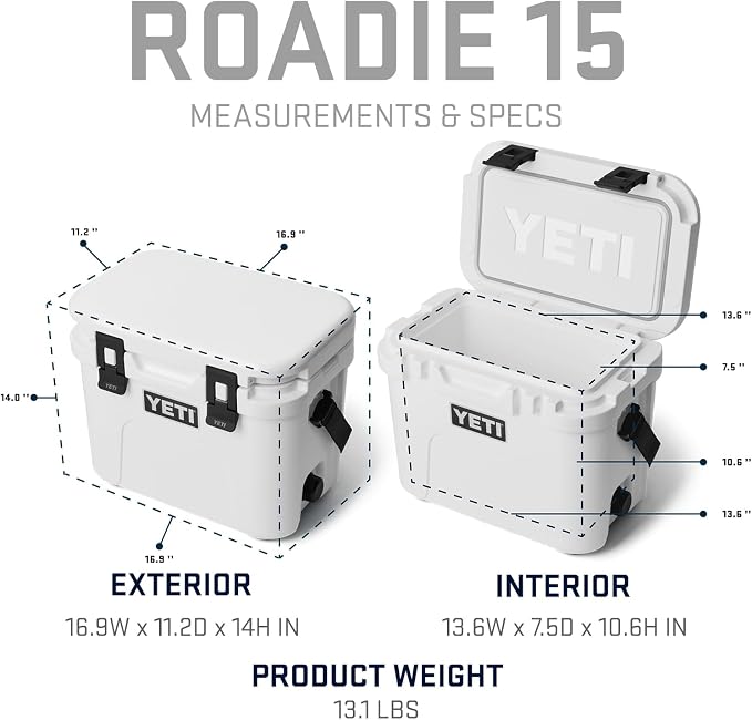 YETI Roadie 15 Hard Cooler - Image 6