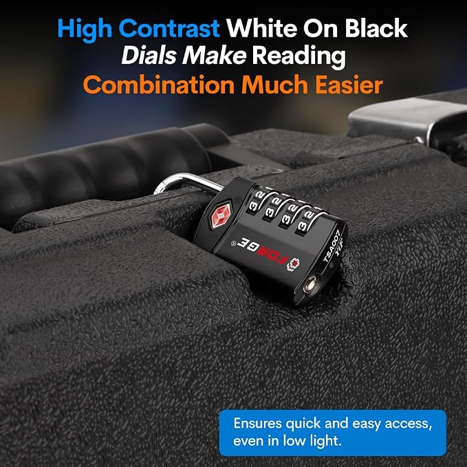Forge TSA Approved Luggage Locks - Image 7