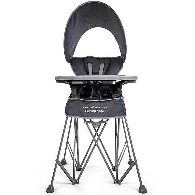 Baby Delight Go with Me Uplift Deluxe Portable High Chair | Sun Canopy | Indoor - Image 8