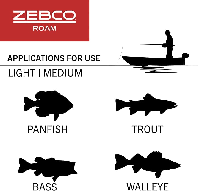 Zebco Roam Telescopic Fishing Rod and Spinning or Spincast Fishing Reel Combo - Image 9