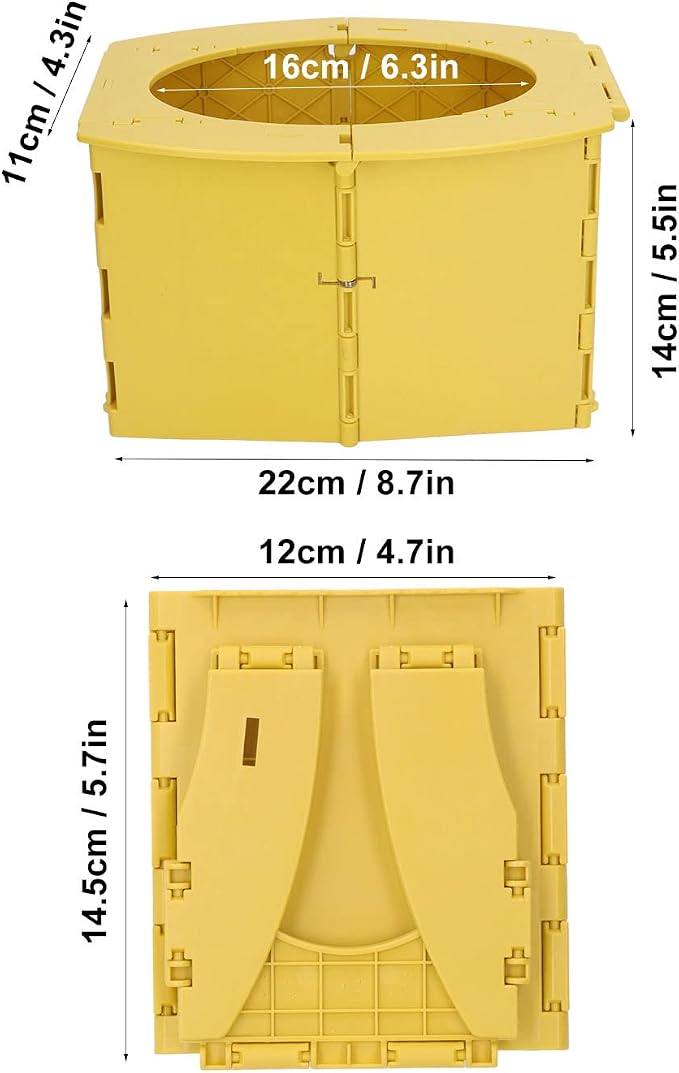 Portable Potty for Toddler Travel, Foldable Toddler Toilet Seat Travel Potty - Image 6