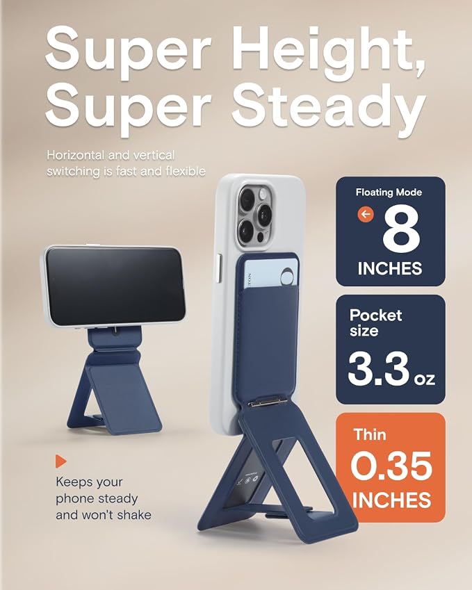 MOFT Phone Tripod Wallet for iPhone, Mulit-Angles, Lightweight & Portable Phone - Image 6
