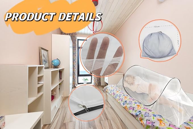 SuperDen Pop Up Mosquito Net Tent - Image 5