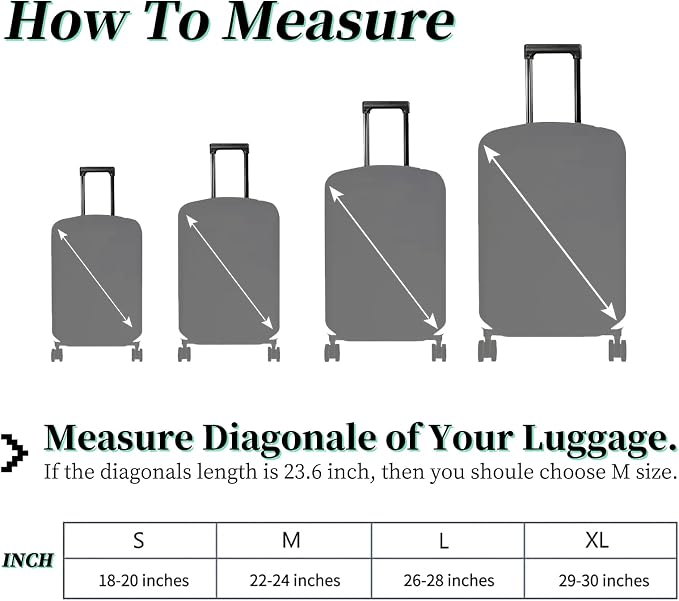 Luggage Cover Suitcase Protector + Luggage Tag, Wild Flowers Hummingbird Travel - Image 2