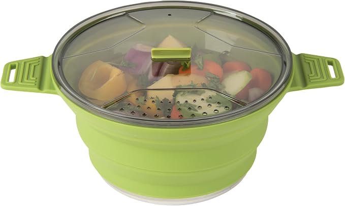 Restaurantware-Hi Tek 2.5 Liter Collapsible Camping Pot, 20 Portable Cook Pots - - Image 8