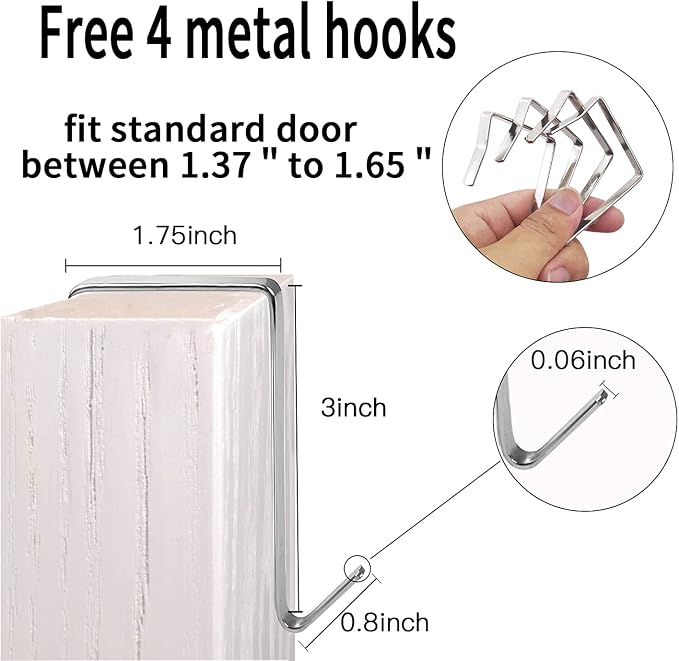 Extra Large Hanging Crystal Clear Over Door Shoe Organizer, Closet Shoe Rack - Image 4