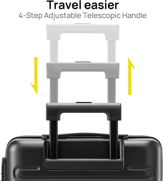 Carry on Luggage 22 X 14 X 9 Airline Approved, 20 Inch Luggage - Image 4