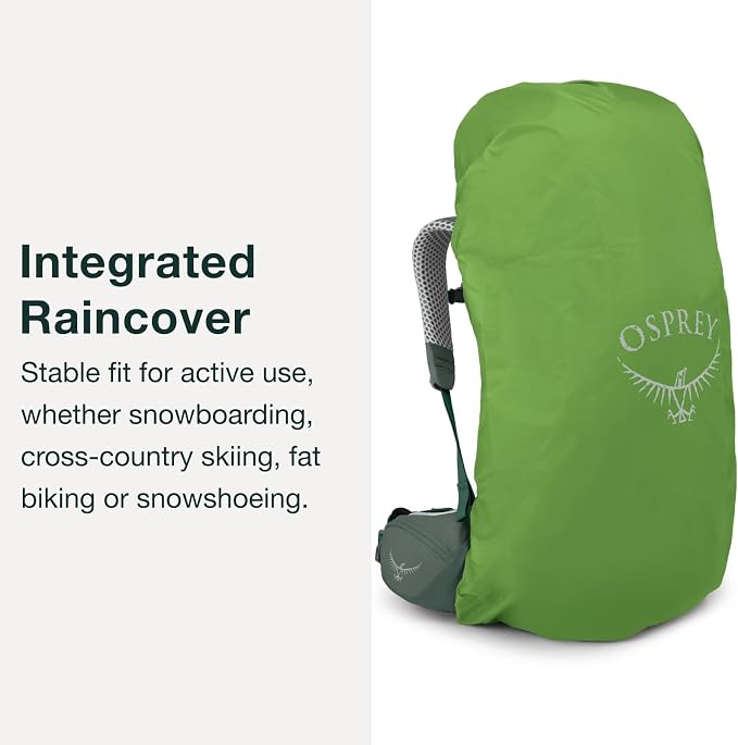Osprey Atmos AG LT 50L Men's Backpacking Backpack, Scenic Valley/Green - Image 5