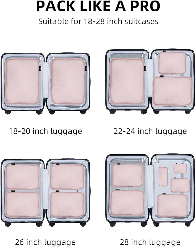6 Set Compression Packing Cubes - Image 7