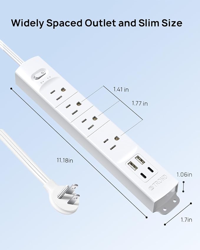 TROND 15ft Long Extension Cord - Image 7