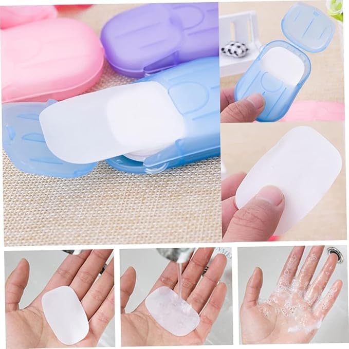 5 Boxes Eco Travel Soap Leaves, Portable Cleanser - Image 9