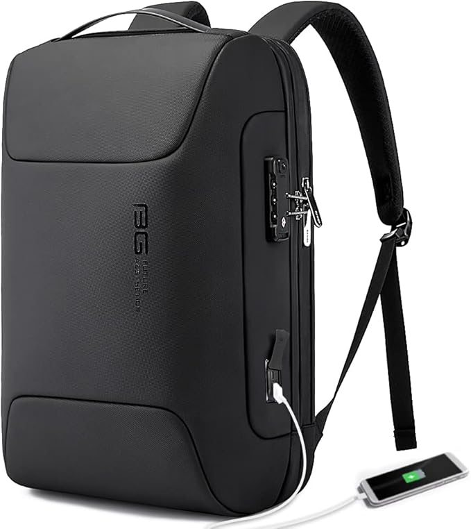 BANGE Anti Theft Business Backpack Fits 15.6 Inch Laptop, Smart Work Backpack - Image 9