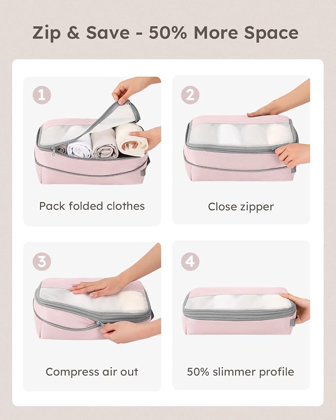 6 Set Compression Packing Cubes - Image 4